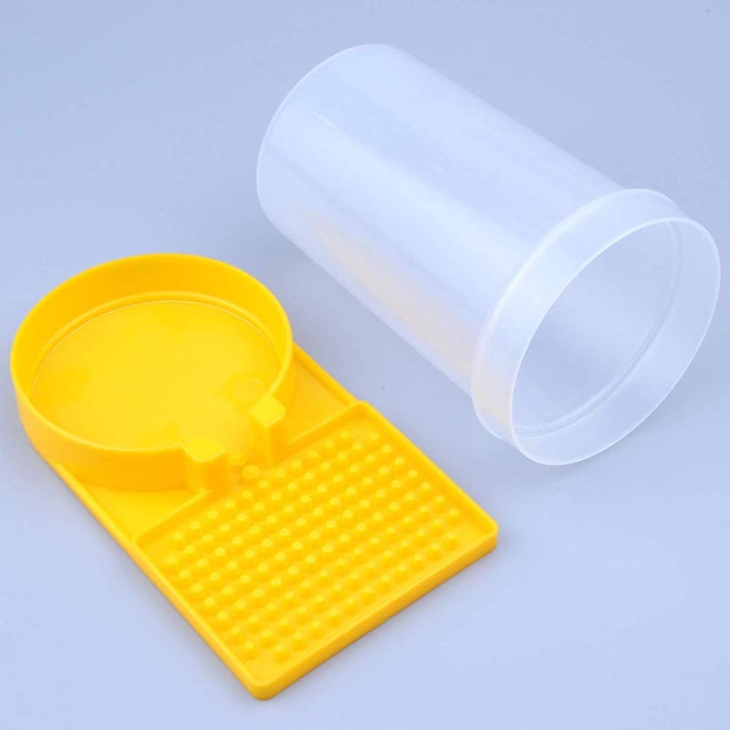 Qicfrk 2 Pack Bee Water Feeder Beehive Bee Feeder Beekeeping Water Dispenser Honey Feeder Honey Beehive Entrance Feeder Bee Drinking Honey Beekeeping Equipment - Image 5